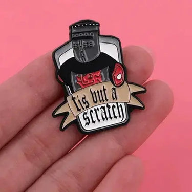 The Ultimate Tis But A Scratch Enamel Pin Ziya Blue Ziya Blue