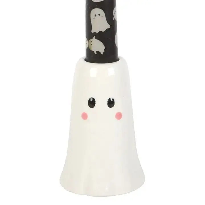 The "Glow-in-the-Dark" Sweet Ghost Candle Holder Something Different Ziya Blue