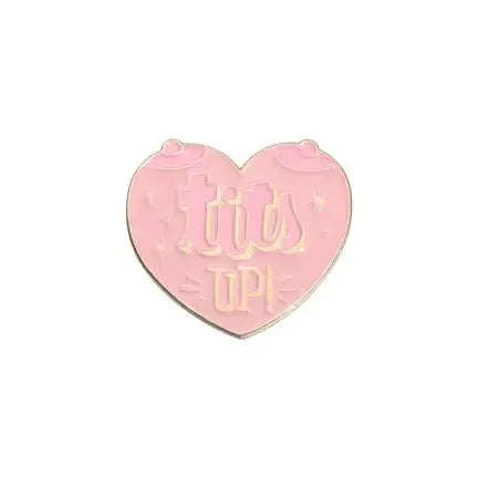 Tits Up Enamel Pin - The Legendary Pep Talk Ziya Blue Ziya Blue