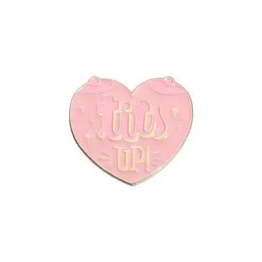 Tits Up Enamel Pin - The Legendary Pep Talk Ziya Blue Ziya Blue