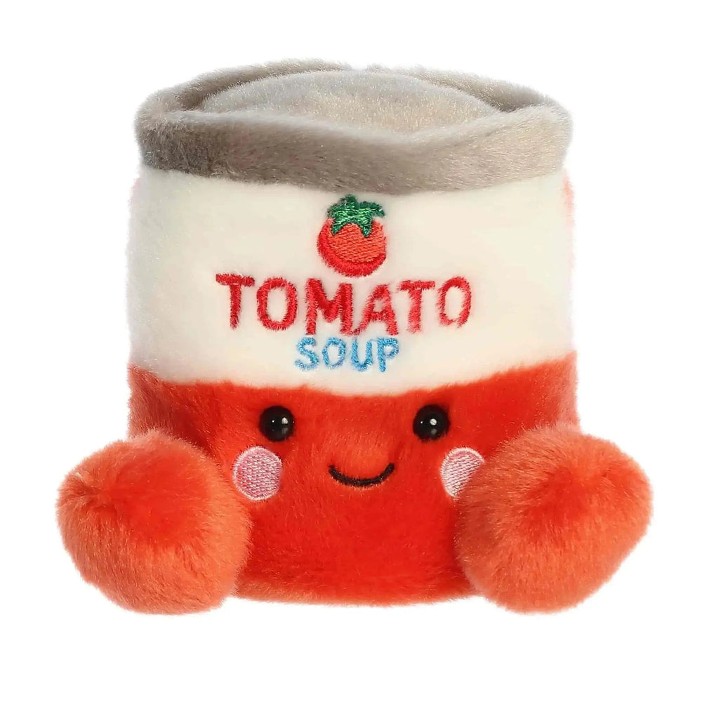 Tomato Soup Plush | Andy Palm Pal | Pop Art Inspired Mini Aurora Ziya Blue