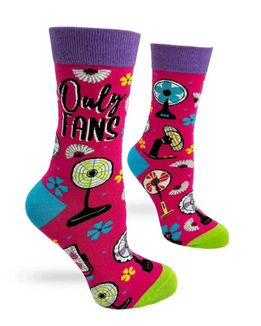 Trending Now: Women's Novelty Only Fans Socks Fabdaz Ziya Blue