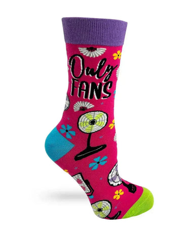 Trending Now: Women's Novelty Only Fans Socks Fabdaz Ziya Blue