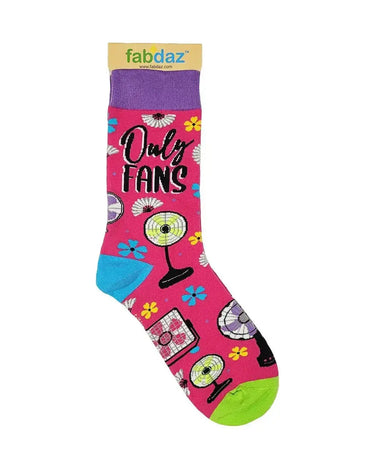 Trending Now: Women's Novelty Only Fans Socks Fabdaz Ziya Blue