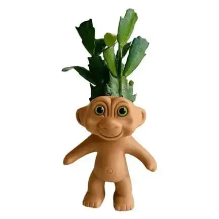 succulent troll dolls Troll Doll Planter