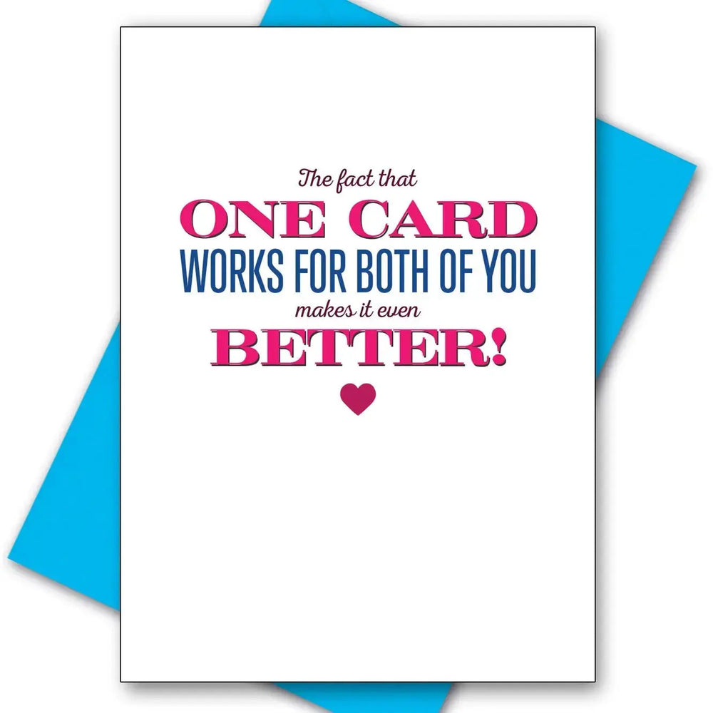 Two Moms Mother's Day Card – The "Favorite Child" Efficiency Hack Kweer Cards Ziya Blue