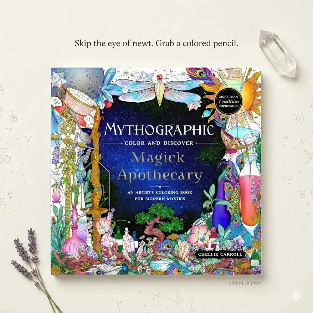 Uncover Secrets in the Mythographic Color and Discover: Apothecary Book Depot Ziya Blue
