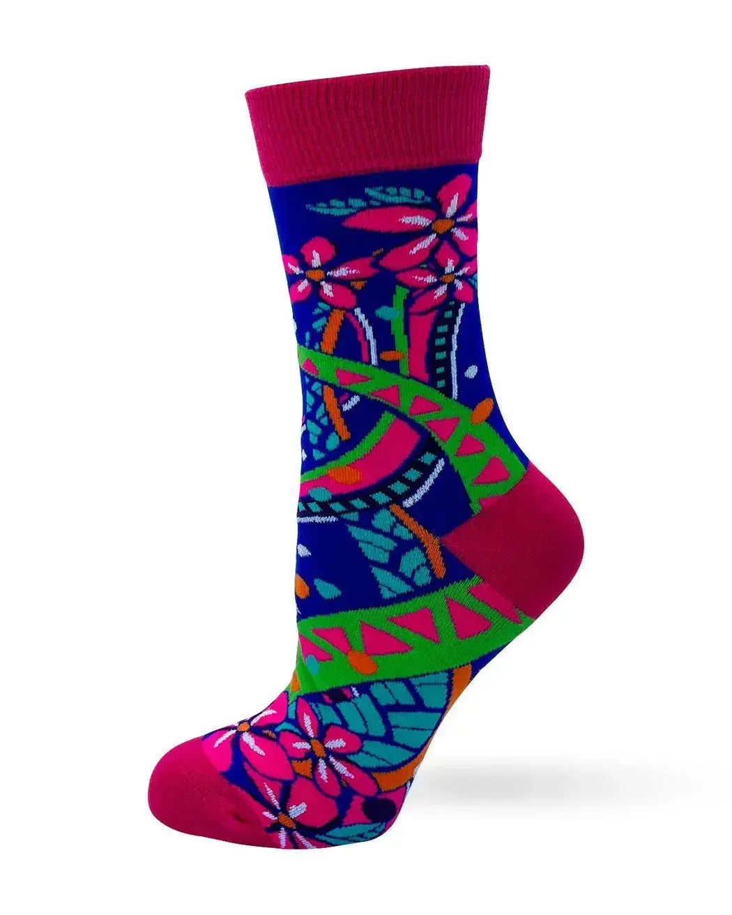 Unleash the Chaos: Women's Fuck Shit Up Socks Fabdaz Ziya Blue