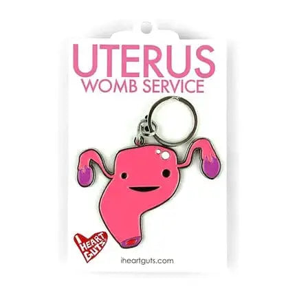 Uterus Keychain - Womb Service Faire Ziya Blue