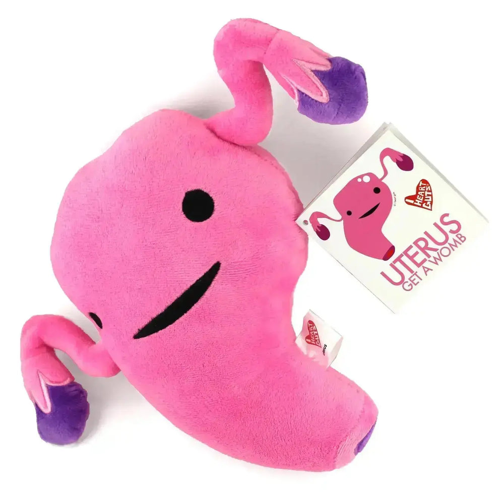 Uterus Plushie: Anatomical Pillow I Heart Guts Ziya Blue