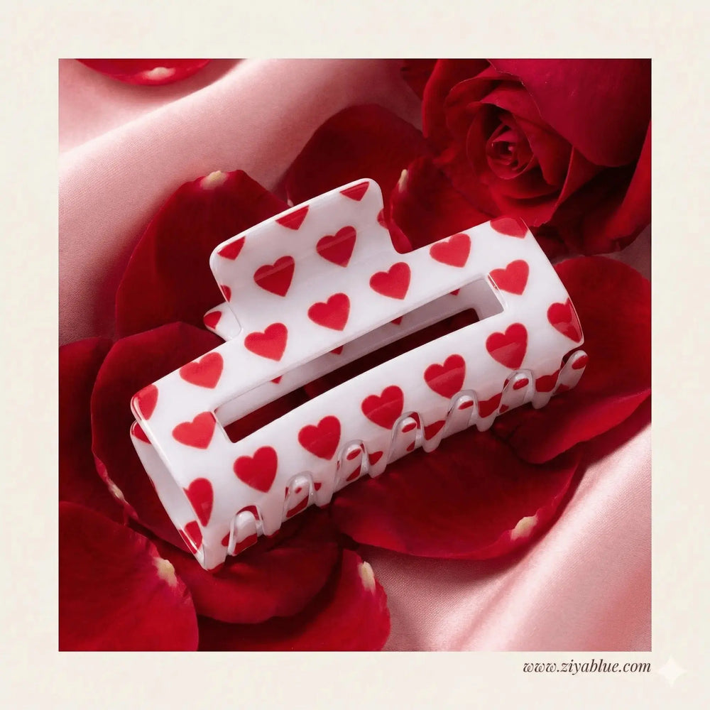 Valentine's Hair Claw Ziya Blue Ziya Blue