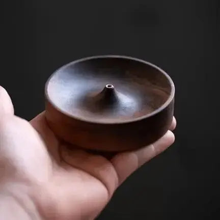Minimalist Walnut Wood Incense Holder