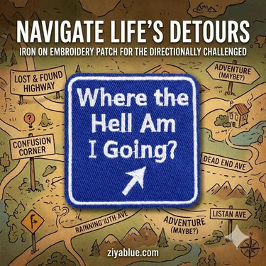 Where Am I Going Patch  Ziya Blue