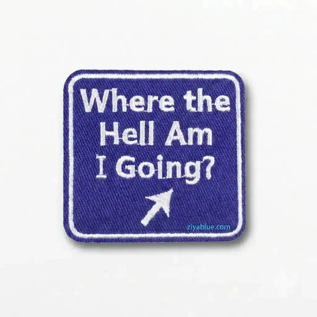 Where Am I Going Patch  Ziya Blue