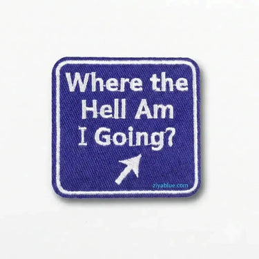 Where Am I Going Patch  Ziya Blue