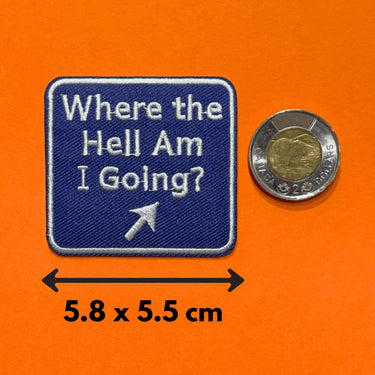 Where Am I Going Patch  Ziya Blue