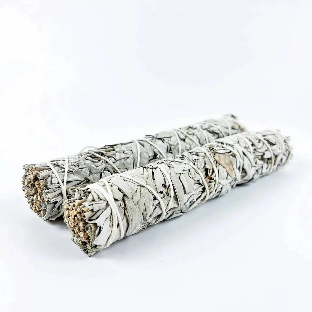 White Sage Smudge - Traditional Cleansing Stick  9" Kheops International Ziya Blue