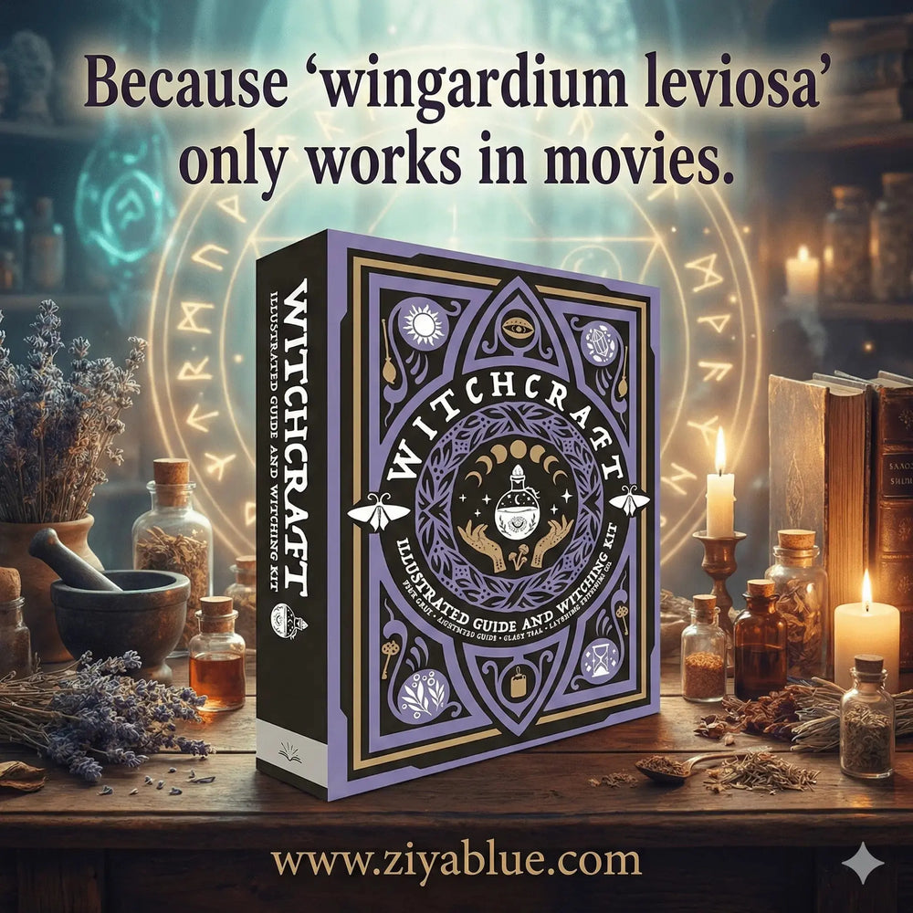 Witchcraft Kit | Mind Spa Spell Casting Set Texas Bookman Ziya Blue