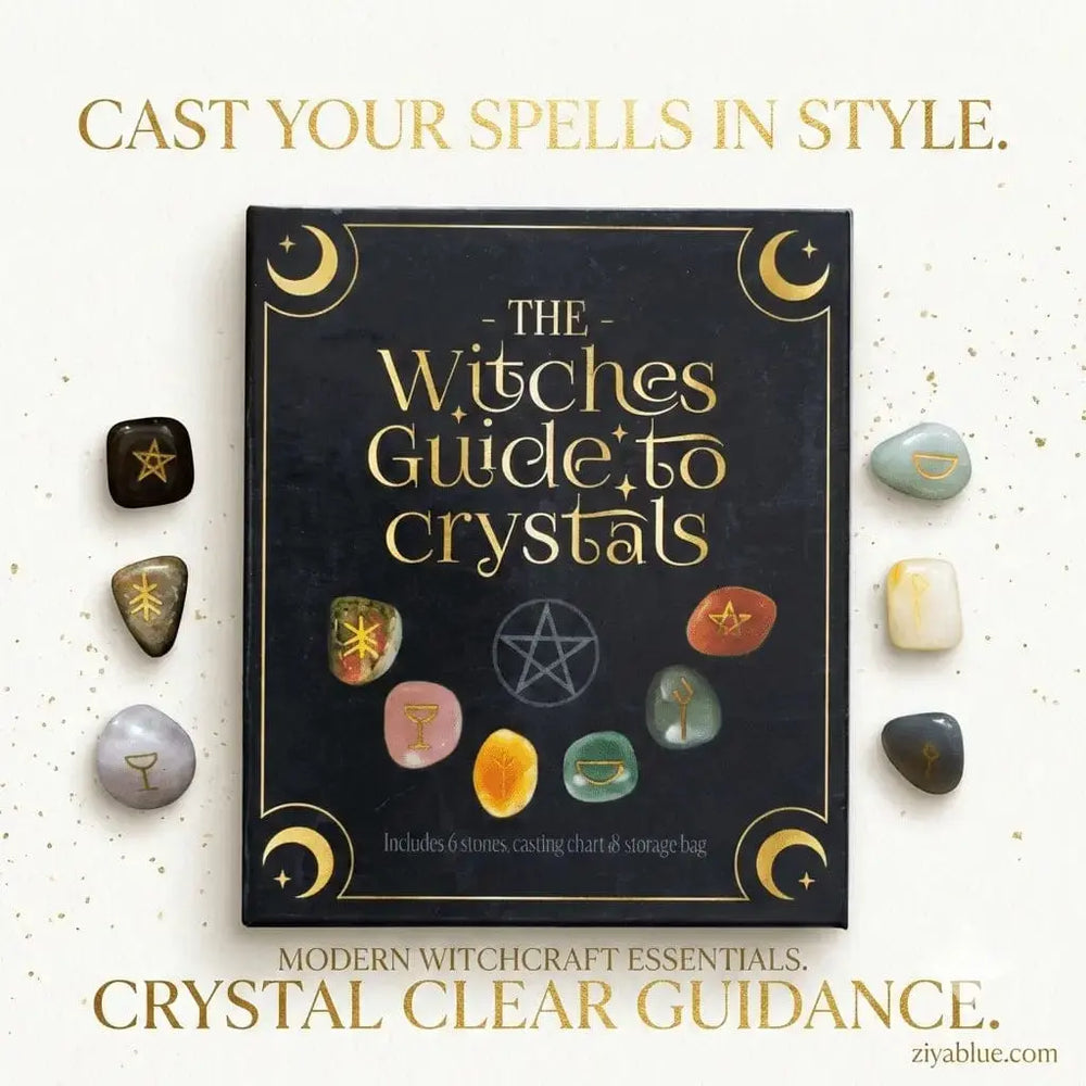 Witches Guide to Crystals: The "Divination & Destiny" Set 🔮✨ Something Different Ziya Blue