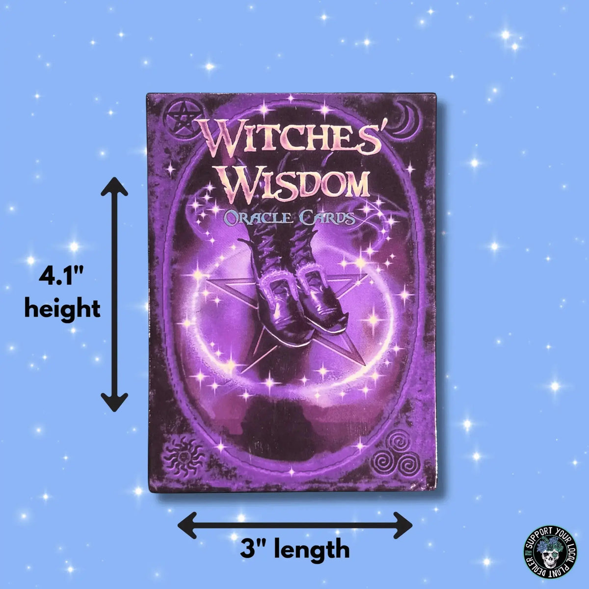 Witches' Wisdom Oracle | 48-Card Mini Earth Deck Ziya Blue Ziya Blue