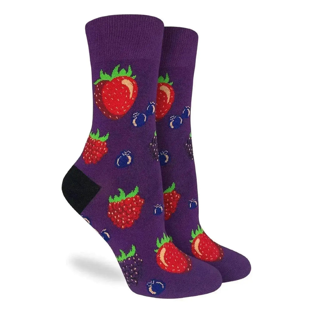 Women's Berries Socks: A Sweet Pick Good Luck Sock Ziya Blue
