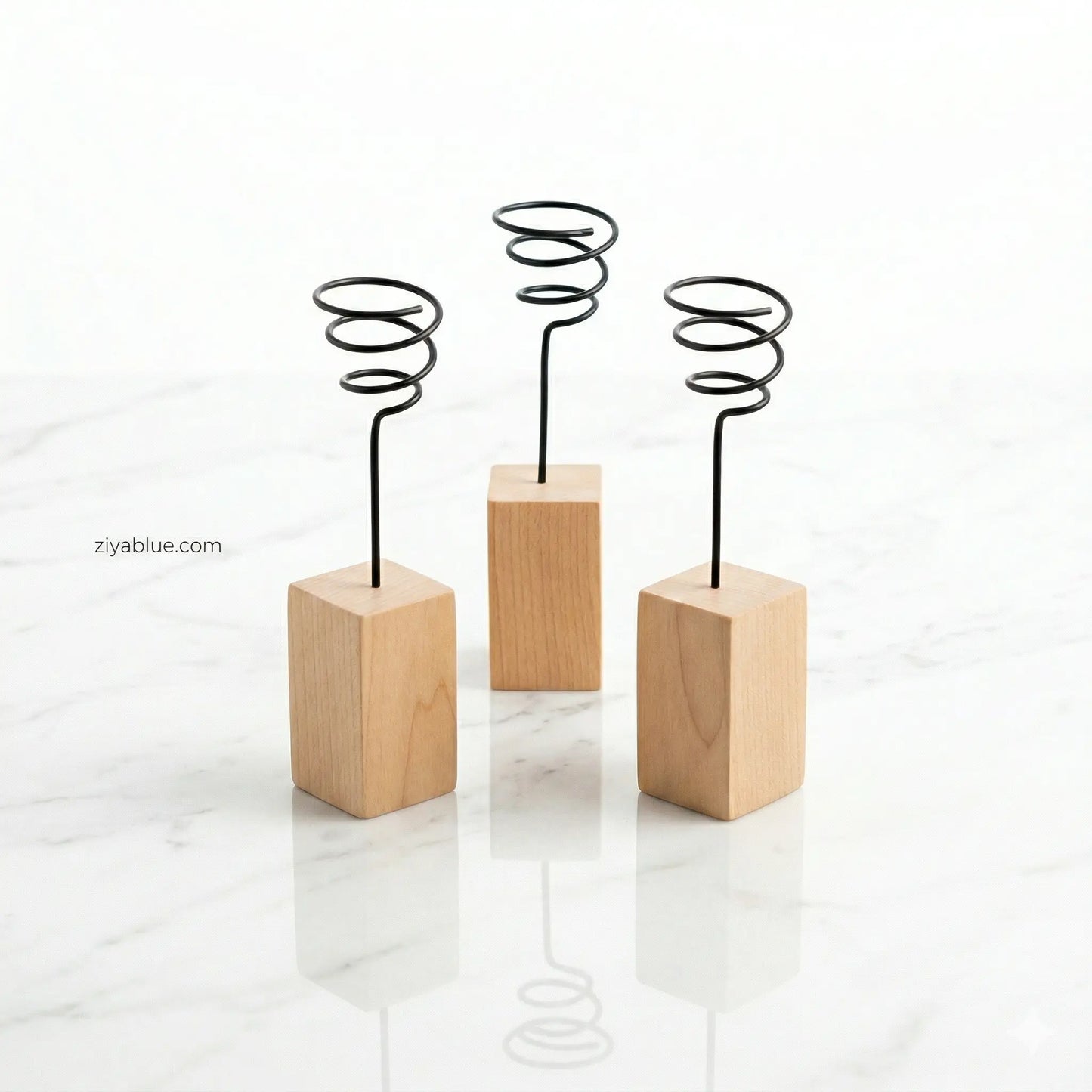 air plant holder desk Wood Airplant Holder: Minimalist Desktop Stand