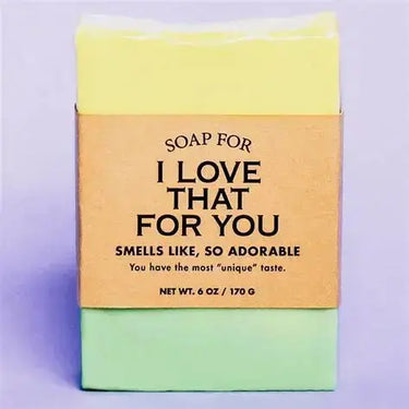 Yellow Rose Vegan Soap: The "I Love That For You" Bar 🌹✨ Whiskey River Ziya Blue
