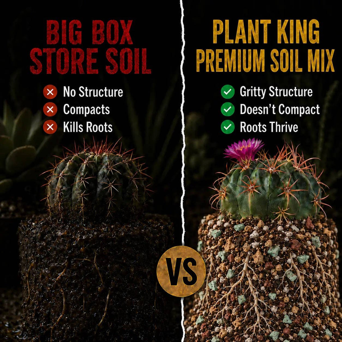 Premium Cactus & Succulent Potting Soil Mix | 2L