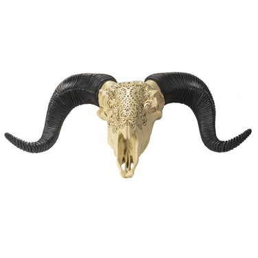 Large Decorative Ram Skull | Faux Taxidermy Gothic Decor
