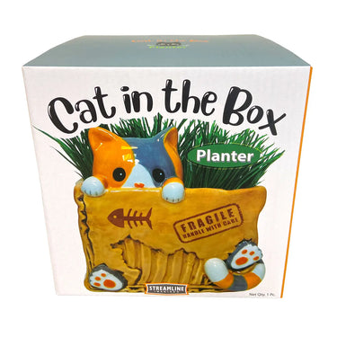 Cat In The Box Planter