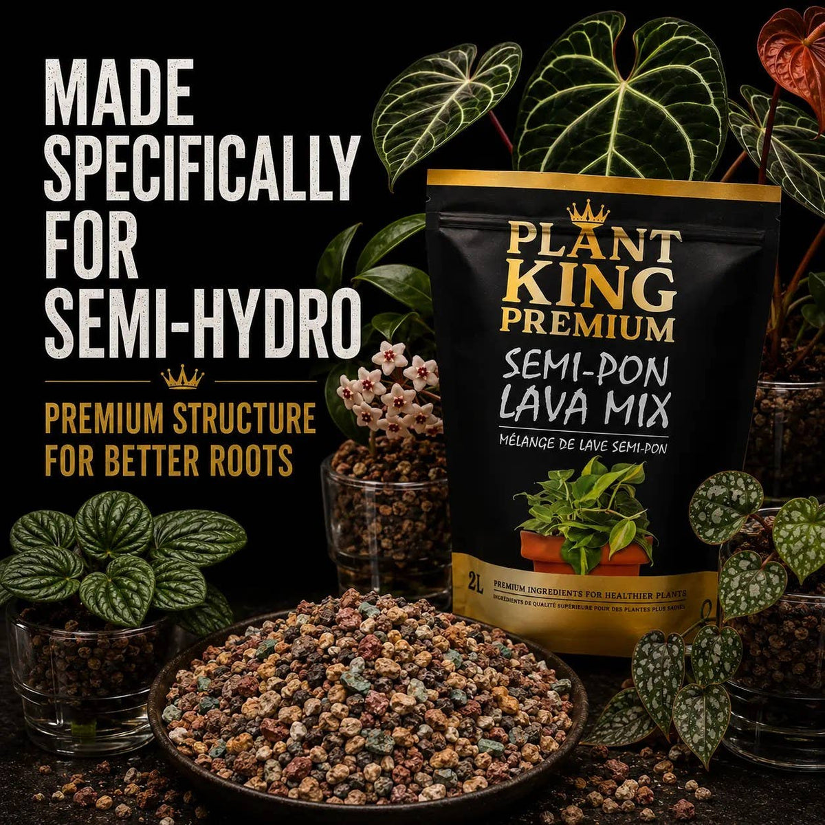 Premium Semi-PON Potting Soilless Mix | 2L