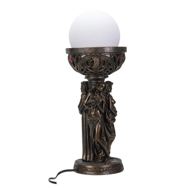Triple Goddess Table Lamp | Fantasy & Mythical Decor