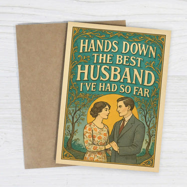 Best Husband So Far – Funny Anniversary Card