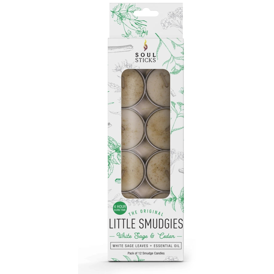 Soy Smudge Candle - White Sage & Cedar