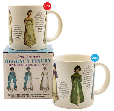 Jane Austen Regency Clothing Heat-Changing Mug: Where Literary Wit Meets Magical Morning Brews