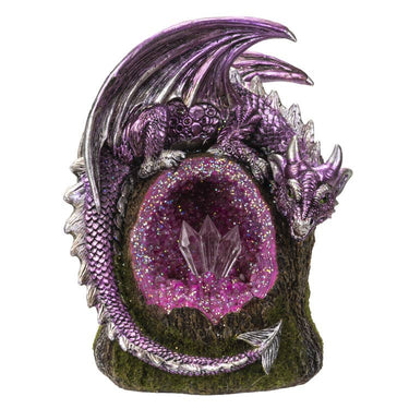 Dragon Geode Led Incense Burner | Fantasy & Gothic Decor