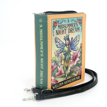 Midsummer Night's Dream Book Clutch Bag | Shakespeare Vinyl Crossbody