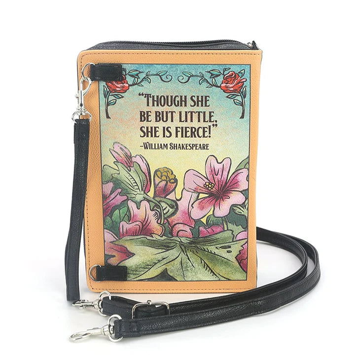 Midsummer Night's Dream Book Clutch Bag | Shakespeare Vinyl Crossbody
