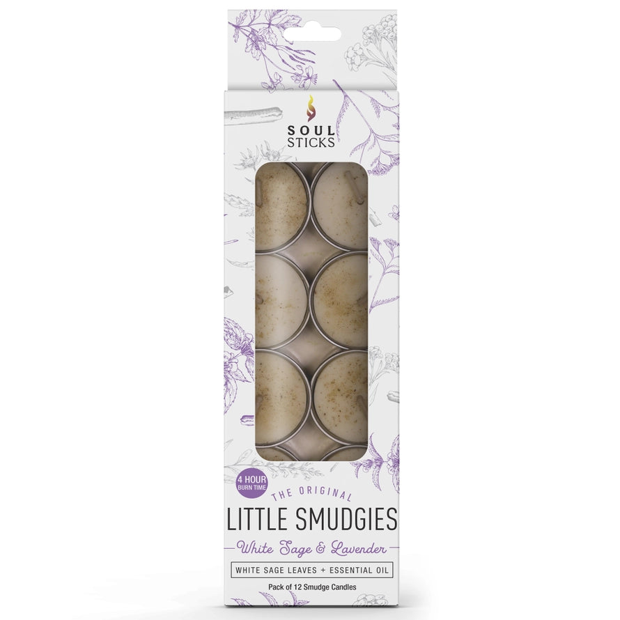 Soy Smudge Candle - White Sage & Lavender