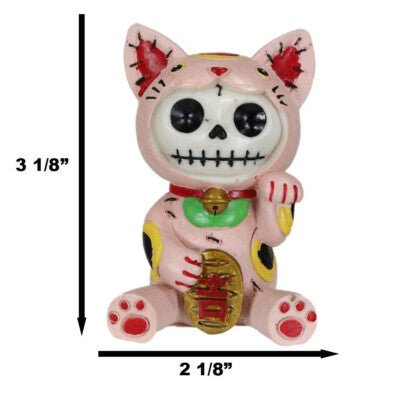 Furrybones Maneki Neko: Good Fortune with a Macabre Twist